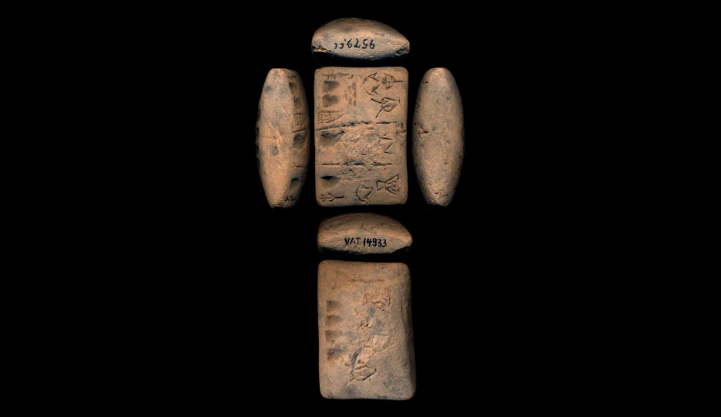 The origins of writing may be traced to clay tablets in Iraq