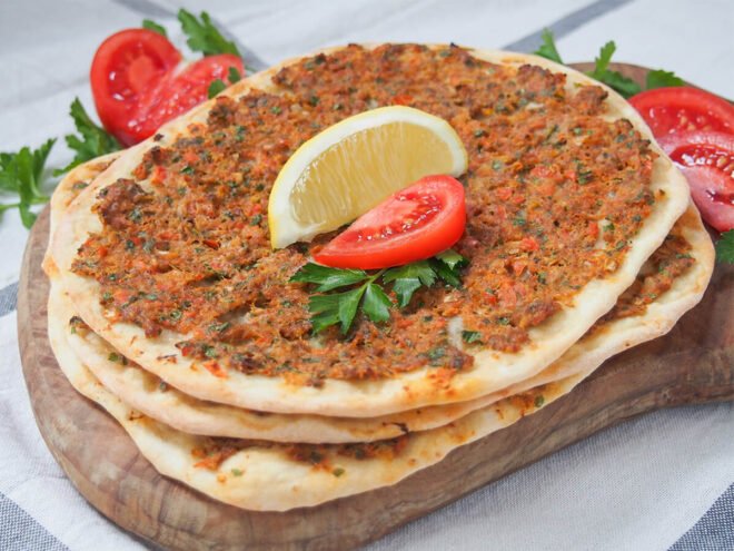 Recipe: Lachmacun, Turkish Meat-Topped Flatbreads