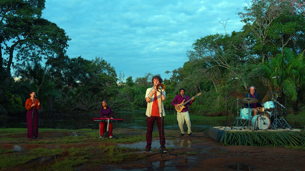 Can a jungle jam? Brazil percussionist finds out