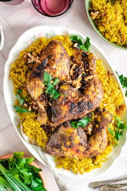 Mandi, Fragrant Yemenite Chicken With Golden Rice